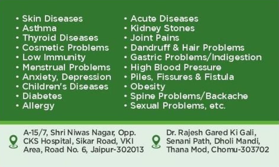 Homeopathic Medicines